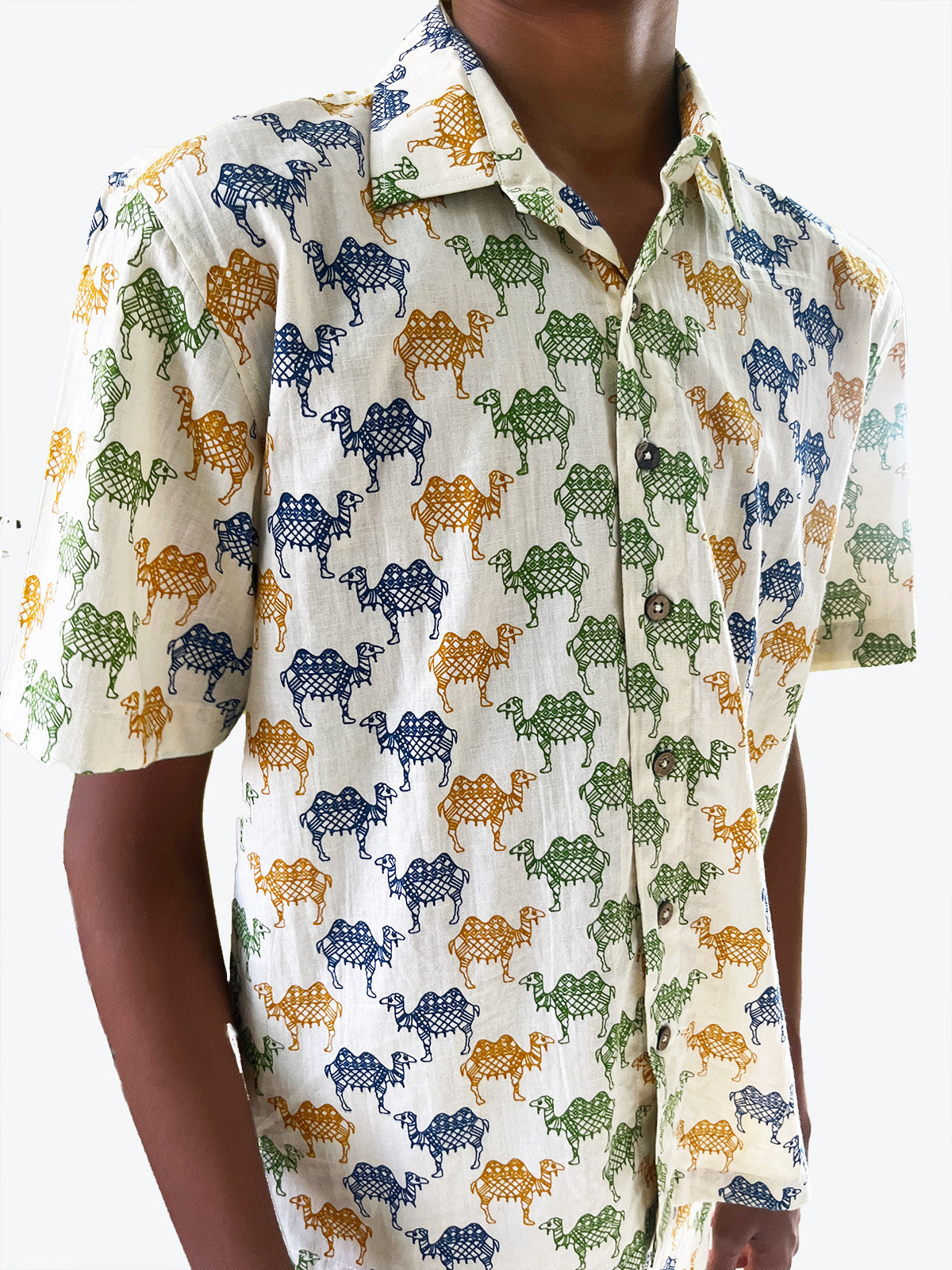 The Camel print shirt