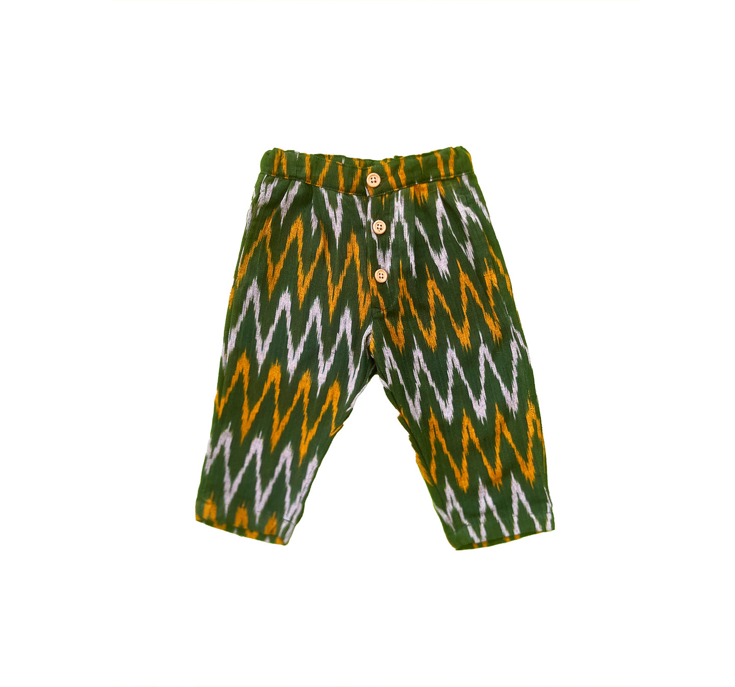 Green Ikkat pants