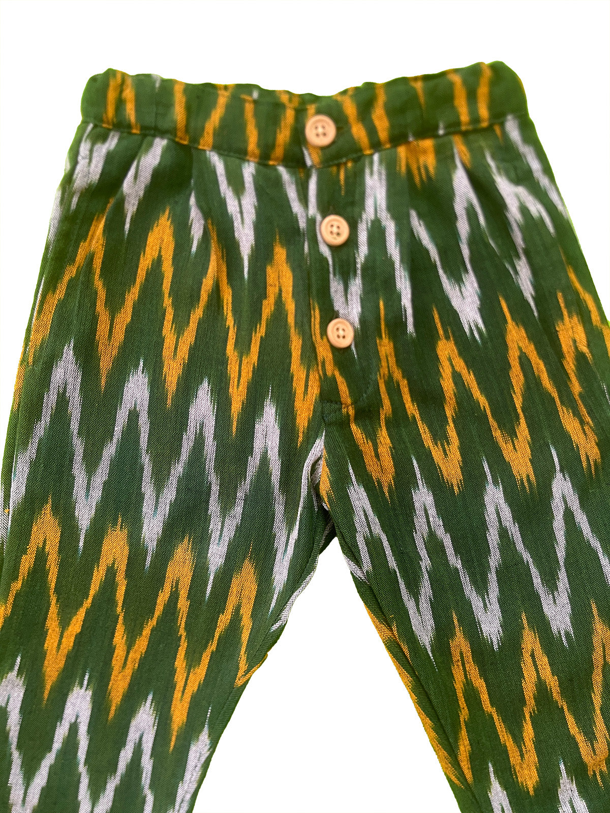 Green Ikkat pants