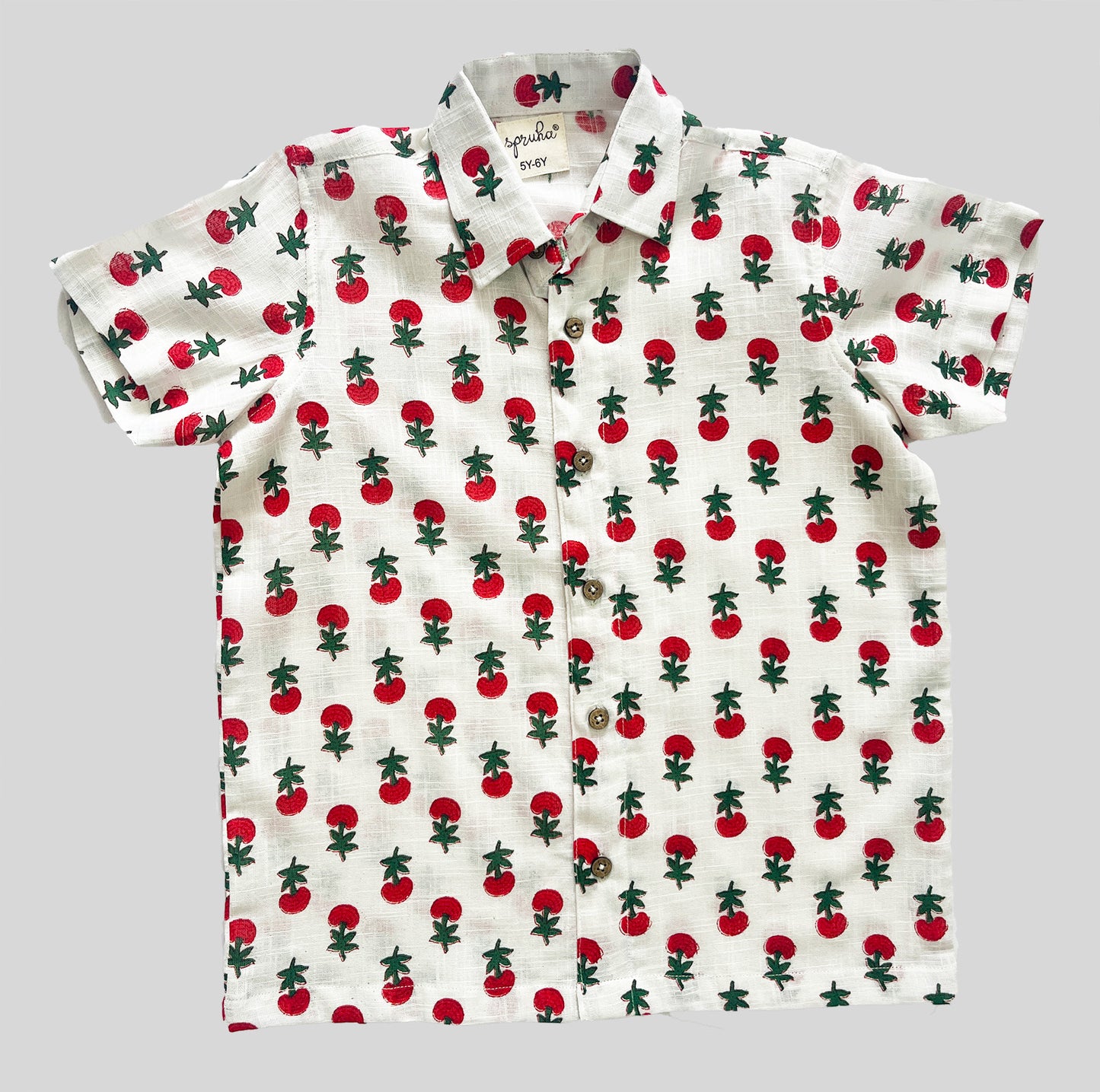 Tomato print shirt