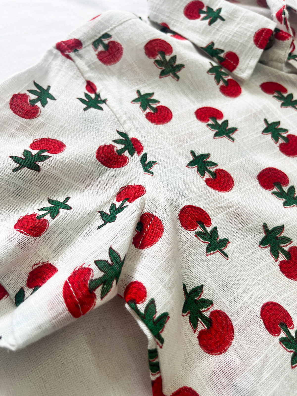 Tomato print shirt