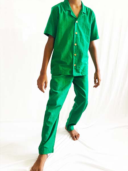 Green night wear