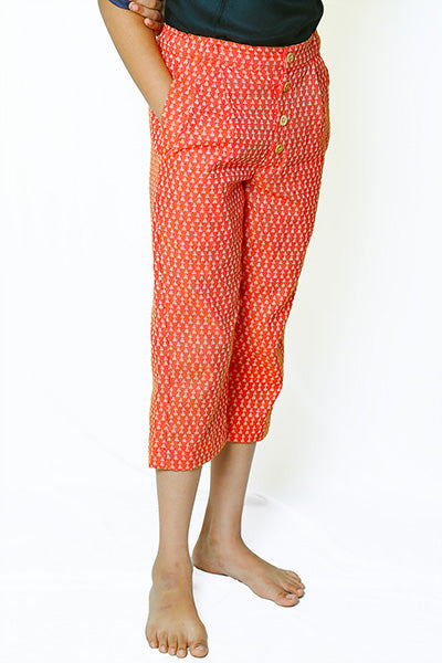 Orange candy pants